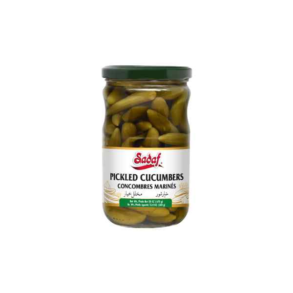 Sadaf Pickled Cucumbers with Dill 670g x 12 pcs Main Image